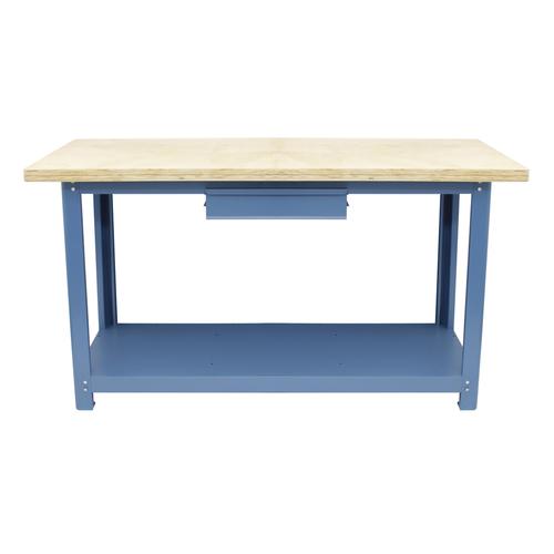 Bancada desmont�vel tampo compensado pinus 1500 x 600 x 40 mm com 1 gaveta - NB-10