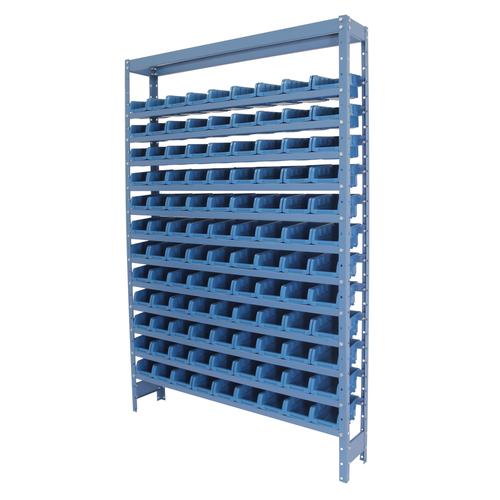 Estante met�lica com 108 gavetas n�3 azul  - NE108/3A