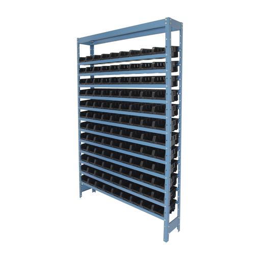 Estante compacta com 108 caixas n°3 preta - NE108/3P Estante compacta com 108 caixas n°3 preta - NE108/3P