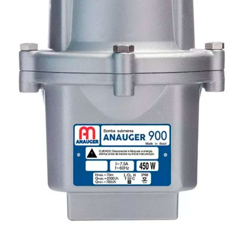 Bomba submersa 450 watts para Água Limpa - 900 5G 220V Bomba submersa 450 watts para Água Limpa - 900 5G 220V