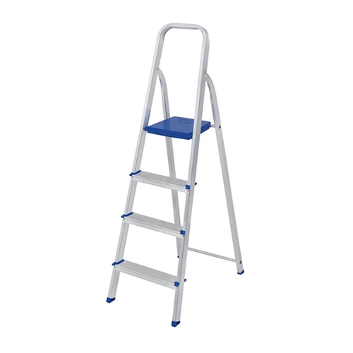 Escada de alumínio 4 degraus modelo residencial - 5102 Escada de alumínio 4 degraus modelo residencial - 5102