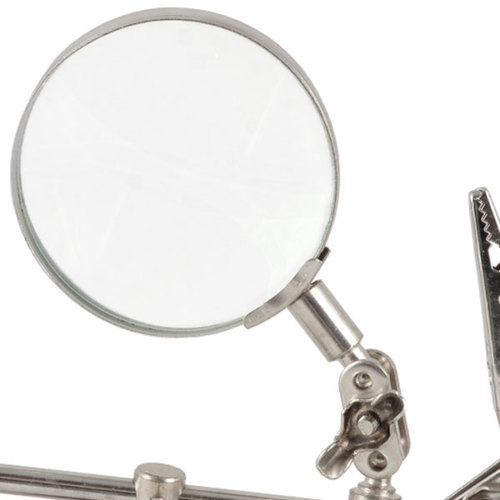 Lupa com garras e suporte para ferro de solda Lupa com garras e suporte para ferro de solda