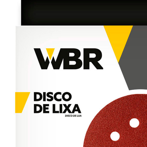 Disco de lixa 180 mm para lixadeira de parede com 10 unidades Disco de lixa 180 mm para lixadeira de parede com 10 unidades