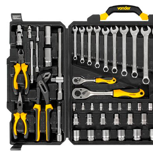 Jogo de ferramentas manuais com 110 peças Jogo de ferramentas manuais com 110 peças