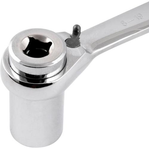 Chave estrela com soquete universal 8 a 19 mm