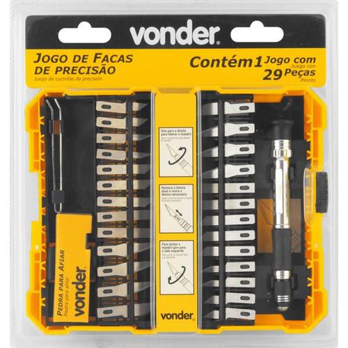 Jogo de facas de preciso com 29 peas