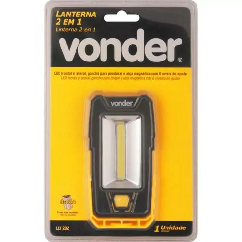 Lanterna LED magnética 2 em 1 - LLV 202