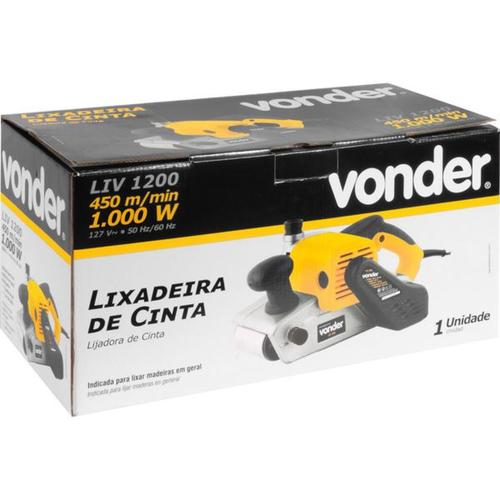Lixadeira de cinta 1.000 watts 100 x 610 mm - LIV1200  110V