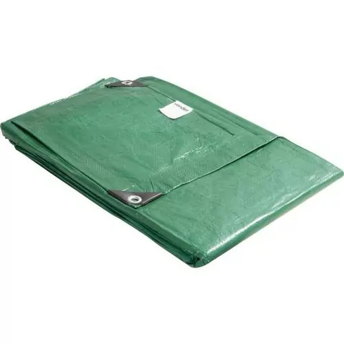 Lona de polietileno verde 5 m x 4 m