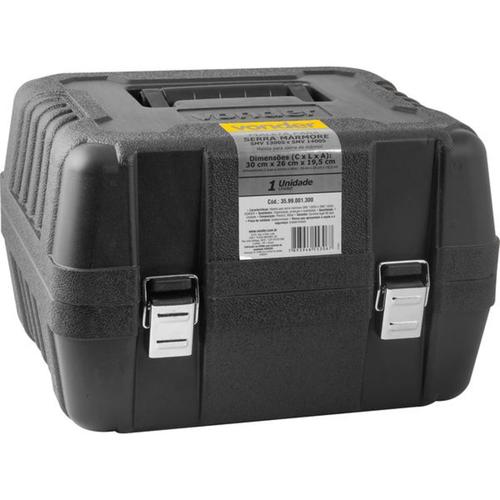 Maleta plástica para serra mármore Vonder SMV 1300 e SMV 1400  Maleta plástica para serra mármore Vonder SMV 1300 e SMV 1400