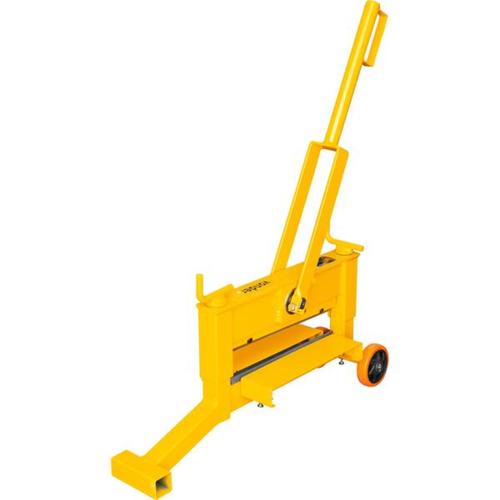 M�quina manual para cortar bloco