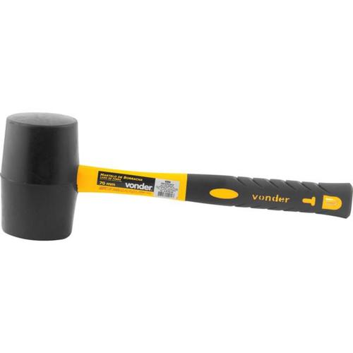 Martelo de borracha 70 mm com cabo de fibra Martelo de borracha 70 mm com cabo de fibra