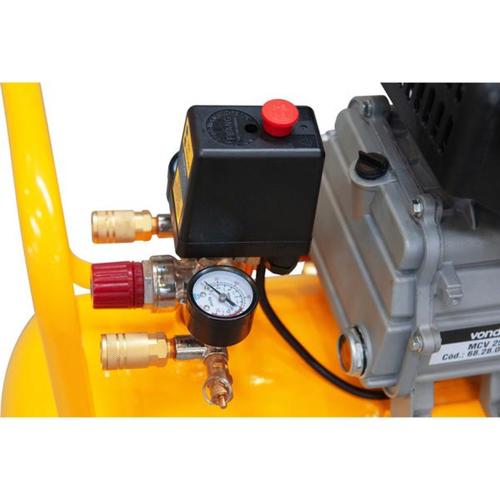 Compressor de ar 6,5 pés 25 litros 2 hp - MCV25  220V Compressor de ar 6,5 pés 25 litros 2 hp - MCV25  220V