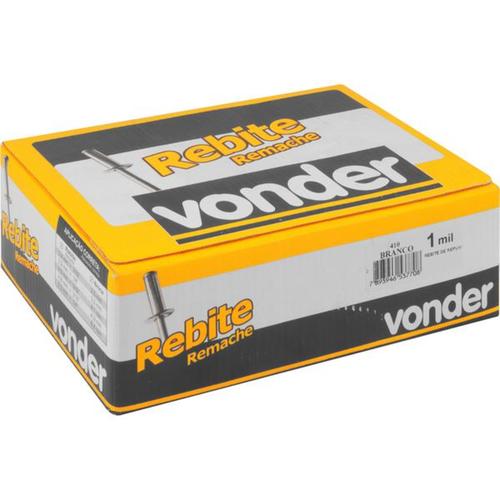 Rebite de repuxo 3,2 x 10 mm branco 310 com 1000 peas