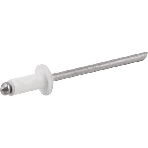 Rebite de repuxo 4,0 x 12 mm branco 412 com 1000 peas