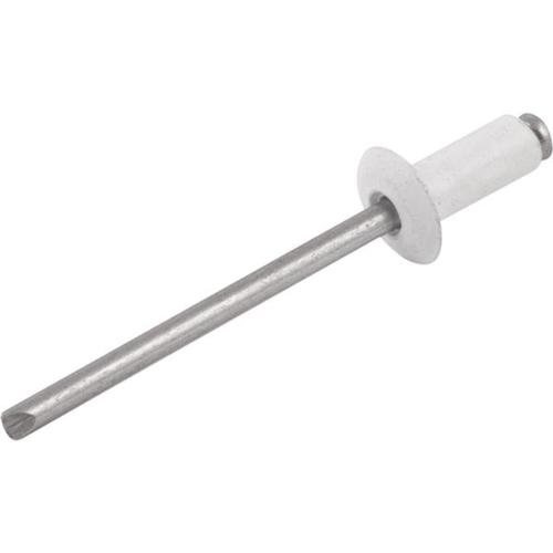 Rebite de repuxo 4,0 x 16 mm branco 416 com 1000 peas