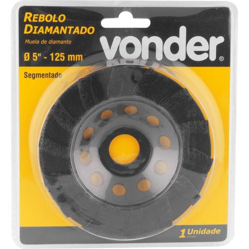 Disco de desbaste diamantado 125 mm para lixadeira de concreto - LCV 1010