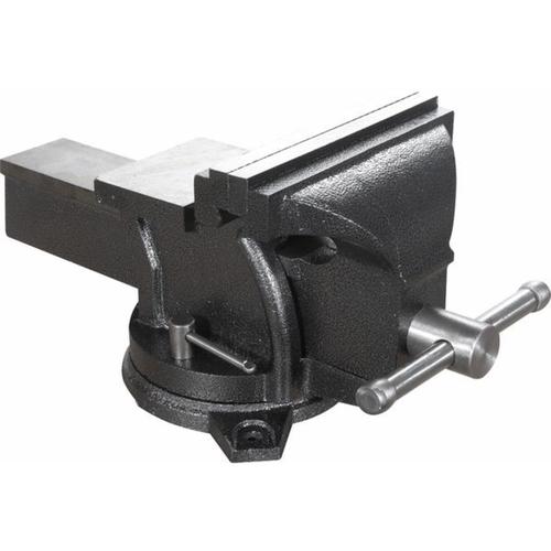 Torno de bancada com base giratria n 8 em ferro nodular