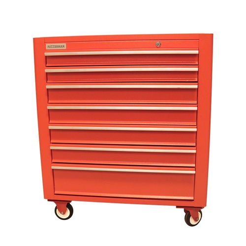 Carrinho para ferramentas fechado com 7 gavetas - RLL-329L Carrinho para ferramentas fechado com 7 gavetas - RLL-329L