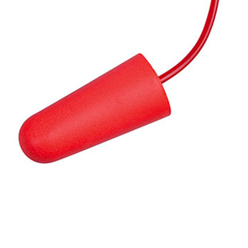 Protetor auditivo de espuma tipo plug com cordão Protetor auditivo de espuma tipo plug com cordão