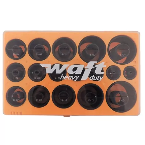 Kit de anéis o'ring com 412 peças de 3 à 50 mm 