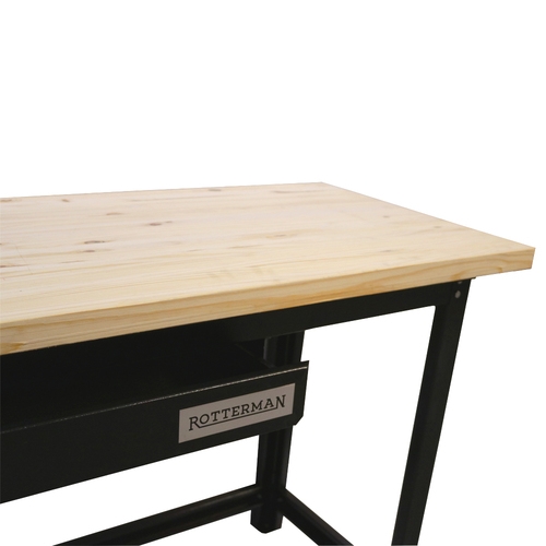 Bancada desmontável aberta 1.500 x 600 mm com tampo de pinus Bancada desmontável aberta 1.500 x 600 mm com tampo de pinus