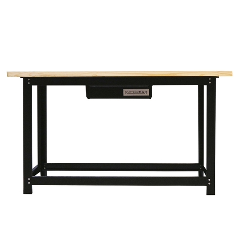 Bancada desmontável aberta 1.500 x 600 mm com tampo de pinus Bancada desmontável aberta 1.500 x 600 mm com tampo de pinus