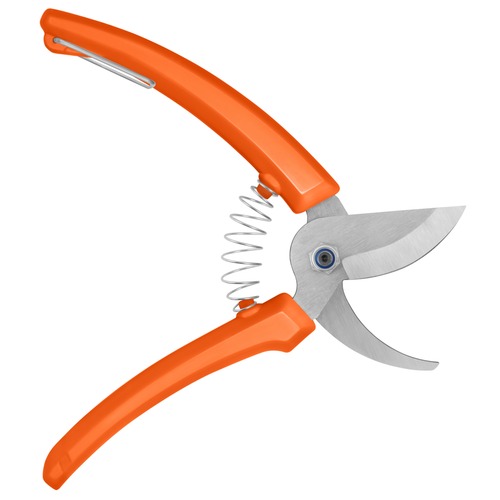 Tesoura de poda com lâmina metálica e cabo plástico Tesoura de poda com lâmina metálica e cabo plástico