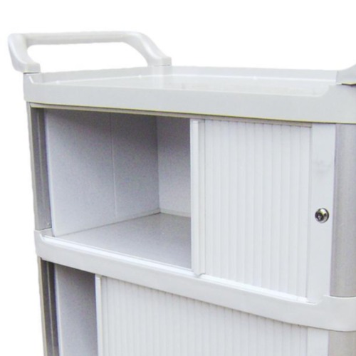 Carro bandeja extra triplex fechamento com porta