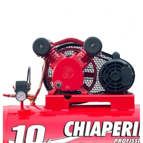 Compressor de ar 10 pés 150L 2 hp 140 lbs trifásico - 10/150 RED Compressor de ar 10 pés 150L 2 hp 140 lbs trifásico - 10/150 RED