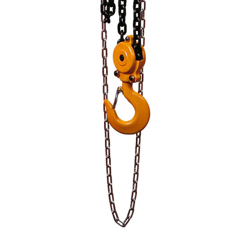 Talha manual com capacidade de 3000 kg e 3 metros de corrente