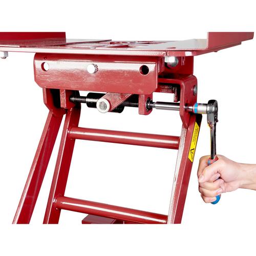 Macaco hidrulico com inclinao lateral para caixa de cmbio pesado- 102700