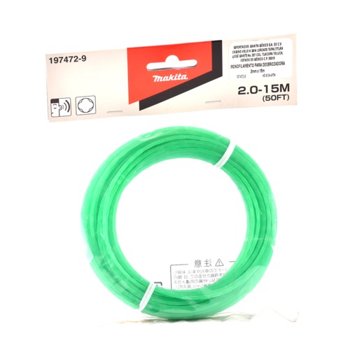 Fio de nylon para ro�adeira 2,0 mm x 15 metros - 197472-9