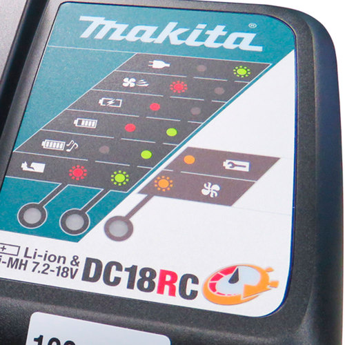 Carregador de baterias de l�tio 14,4 e 18 volts - DC18RC  110V/220V