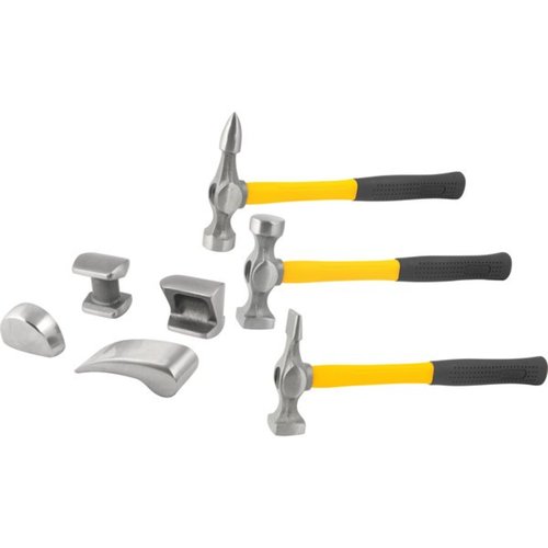 Jogo de martelos e tassos 7 pe�as com maleta