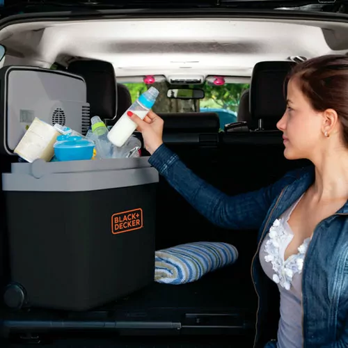 Mini geladeira portátil 33L 12V e 110/220V com função aquecer  - BDC33L-BR  110V/220V