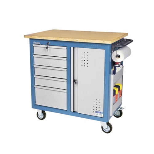 Bancada mvel com tampo em madeira - CR-25