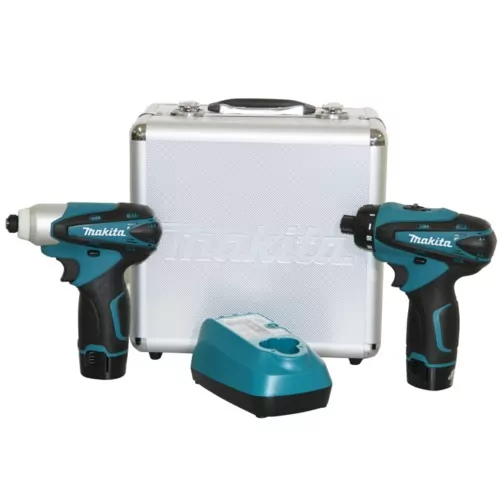 Combo Furadeira Parafusadeira DF030D + Parafusadeira de impacto 12V TD090D  LCT203   110V/220V