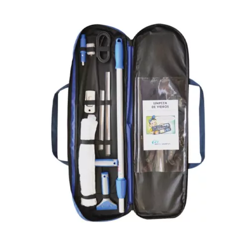 Kit para limpeza de vidros com bolsa - PROFI