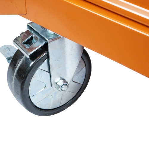 Carrinho para ferramentas 6 gavetas laranja - CO4-BOX