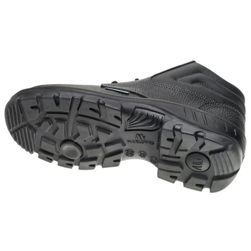 Botina bidensidade em couro com cadarço biqueira plástica - 95B22BP Botina bidensidade em couro com cadarço biqueira plástica - 95B22BP