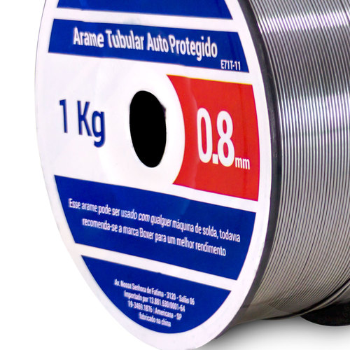 Arame para solda mig de 0,8 mm 1 kg uso sem gs - 1570003