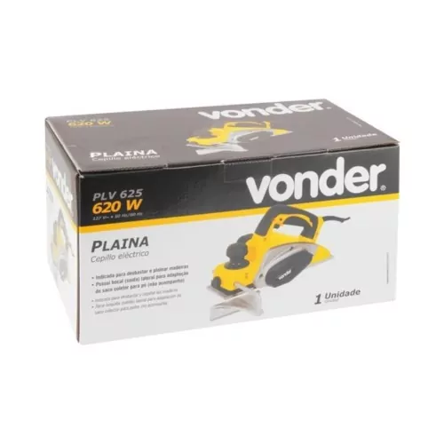 Plaina elétrica 620 watts corte por passada de até 2,5 mm -  PLV 625  220V