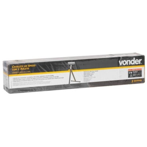 Cavalete de apoio com 1 rolete capacidade 60 Kg