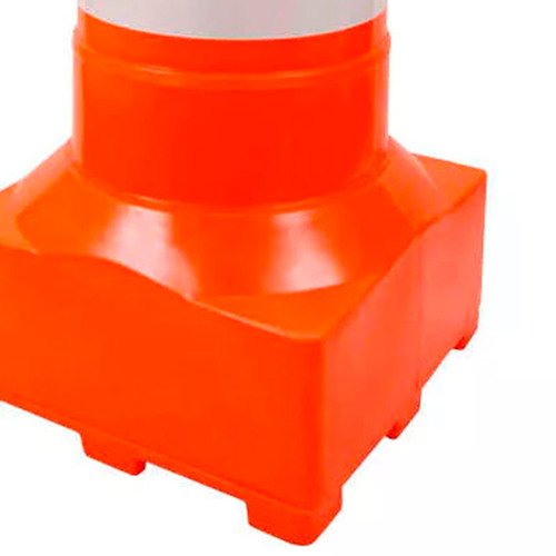Cone Barril sinalizador de tráfego 110 cm refletivo base quadrada Cone Barril sinalizador de tráfego 110 cm refletivo base quadrada