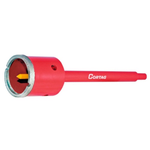 Serra copo diamantada 100 mm com haste de 3/8 Serra copo diamantada 100 mm com haste de 3/8