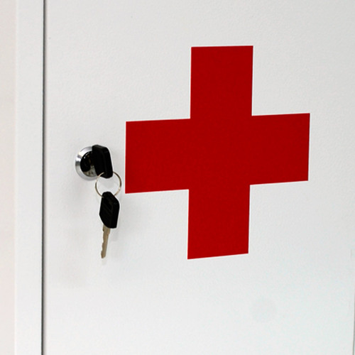 Armário de parede para primeiros socorros Armário de parede para primeiros socorros