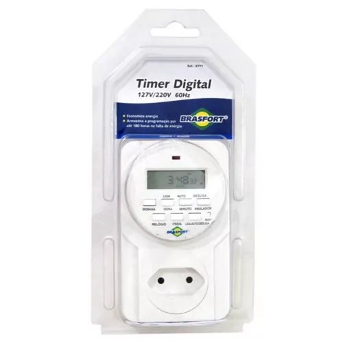Timer digital a bateria - 8771  110V/220V