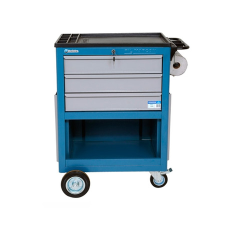 Carrinho para ferramentas aberto com 3 gavetas e divisória - CR-40 Carrinho para ferramentas aberto com 3 gavetas e divisória - CR-40