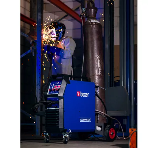 Kit Inversora de solda Multiprocesso 300A Hardmig 325 Flex + Máscara de solda automática